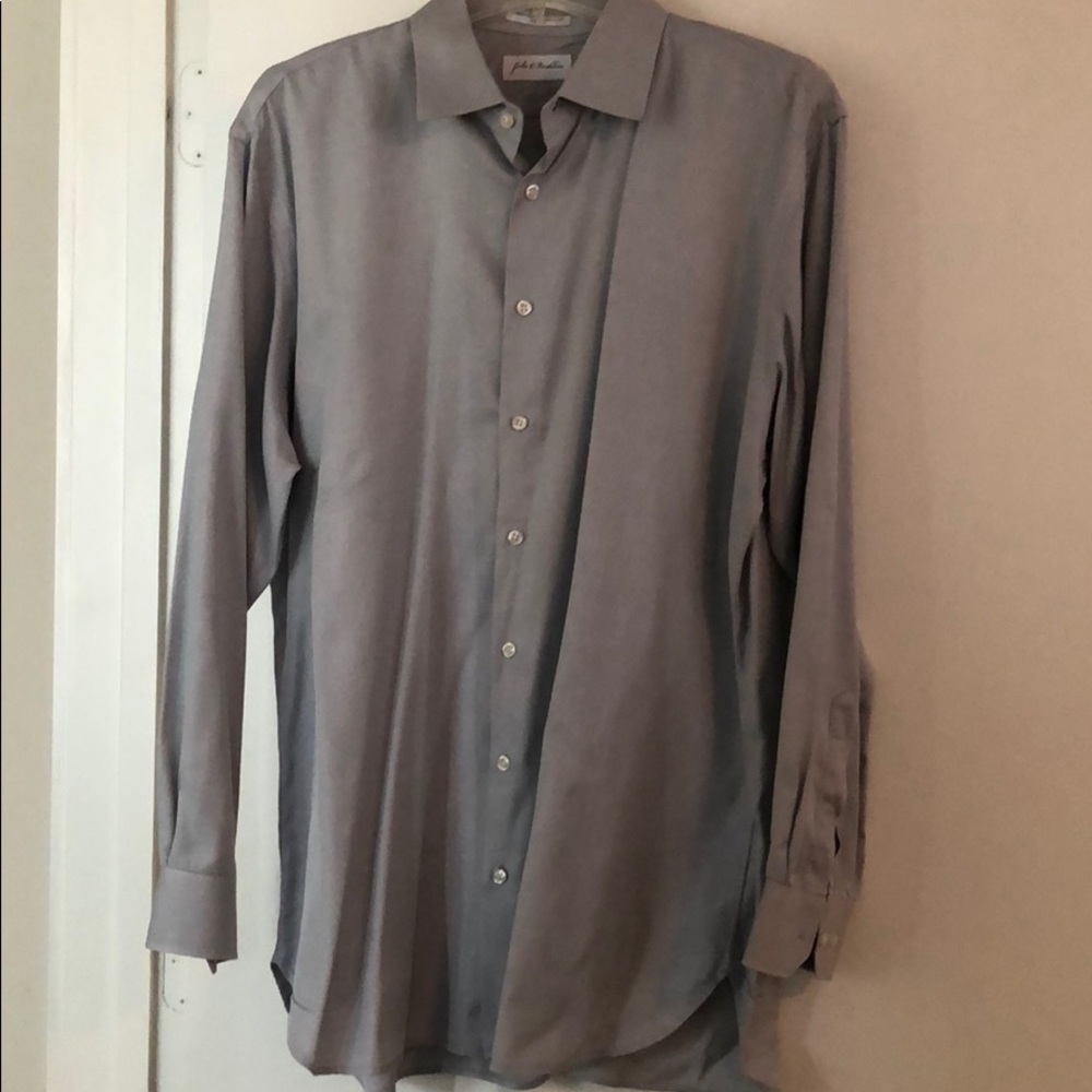 John W. Nordstrom Grey Dress Shirt